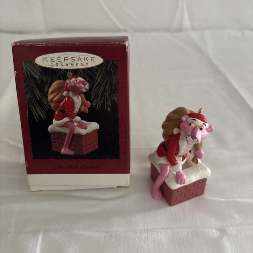 Vintage the pink panther santa - pink,