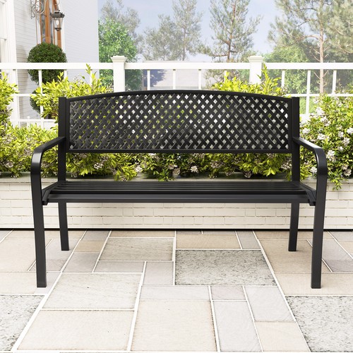 127cm garden bench outdoor - 127cm,