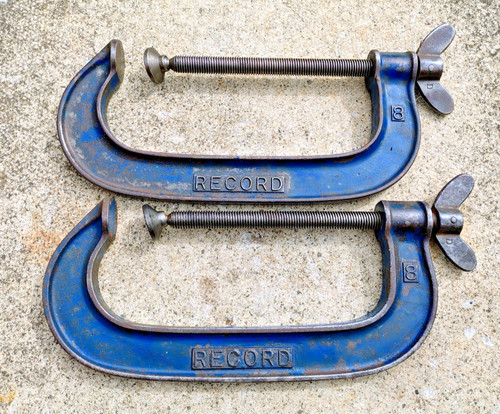 Record clamps x 2 - 8",