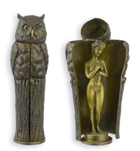 Erotic bronze sculpture female