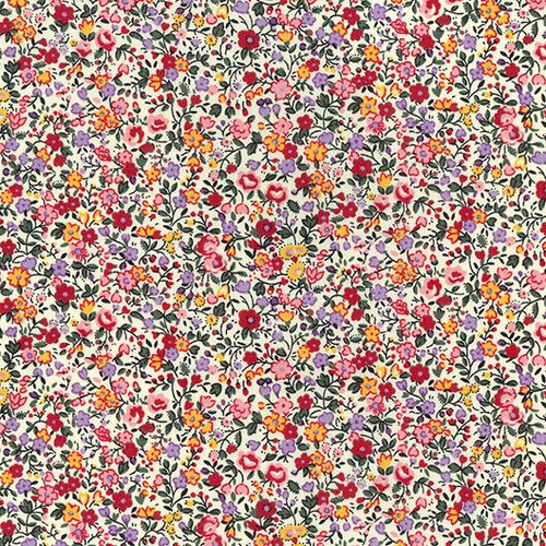 Cotton fabric pretty - -, &