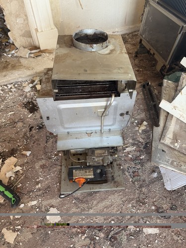 Baxi back boiler - back,