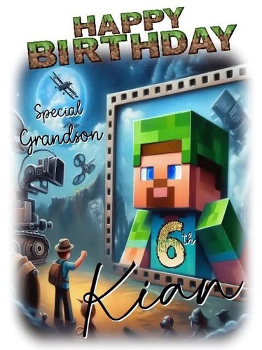 Minecraft style grandson any - minecraft,