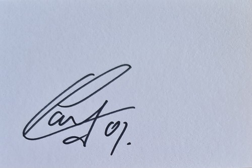Luis suarez hand signed 6x4 - luis,