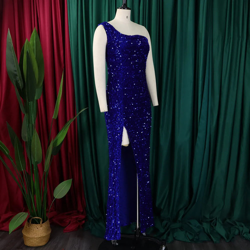 Latest deisgn blue sequin one - deisgn,