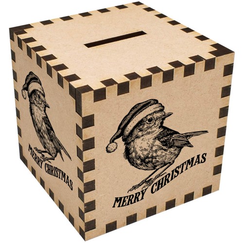 Merry christmas robin - christmas, money