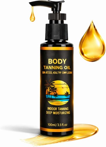 Tanning accelerator oil for - tanning,
