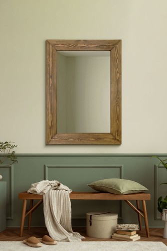 Mirroroutlet large rustic dark - mirroroutlet,