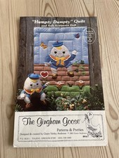 Vtg 80s Humpty Dumpty Applique