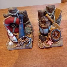 vintage nautical bookends