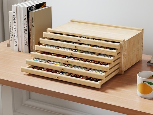 Drawers wooden artist - 6,