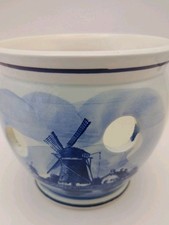 Delft Blauw Handpainted Tulip