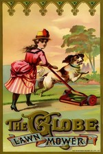The Globe Lawn Mower Poster -