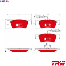 BRAKE PAD SET DISC BRAKE