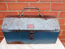Vintage Lunchbox Toolbox, Made In Britain