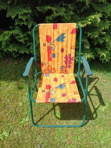 Vintage floral folding deck - folding,