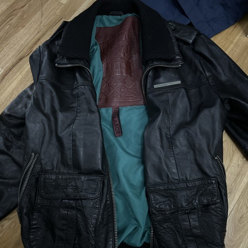 Superdry men leather jacket - superdry, men's