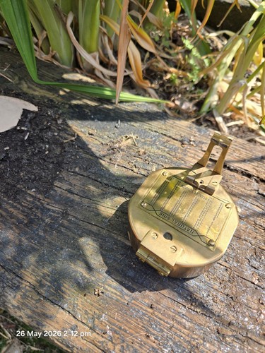 Reproduction brass brunton - brass,