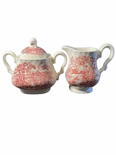 Vtg sugar bowl creamer set - bowl/,