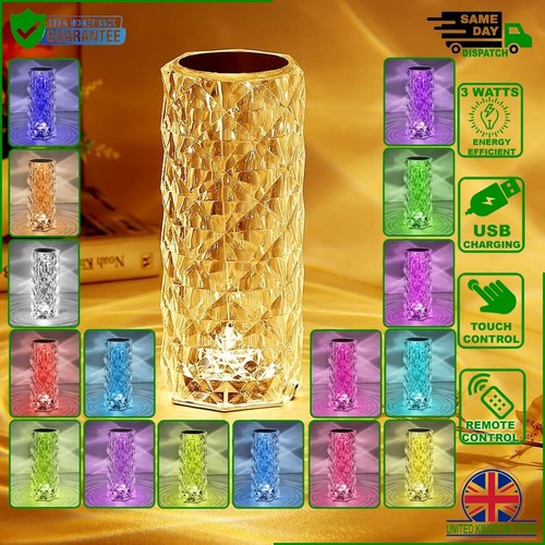 Crystal table led - table, rechargeable