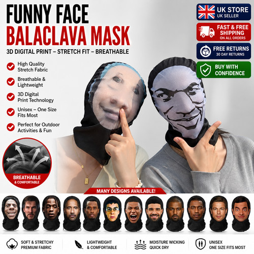 Realistic face mask full - realistic,