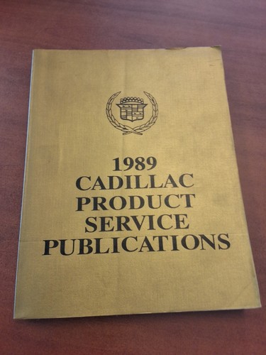 1989 cadillac product service - cadillac,