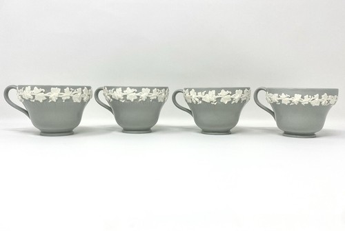 Vtg gray white - 4, wedgwood