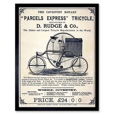 Advert Rudge Tricycle Vintage