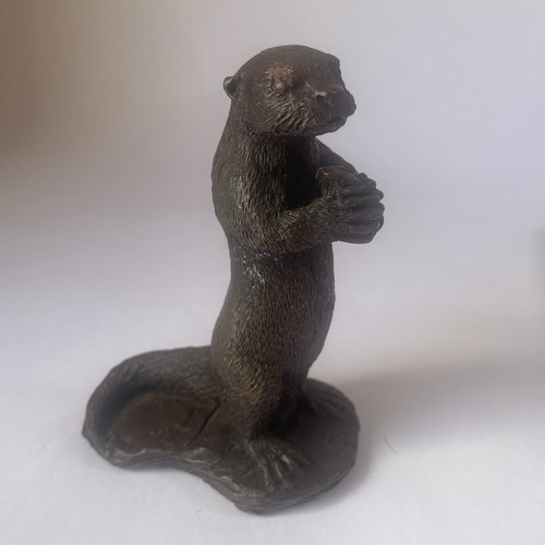 Heredities bronzed resin otter - heredities,