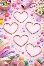 Heart Outline - Wooden Shapes