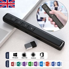 Wireless USB PPT Presenter Powerpoint Clicker Presentation Remote Control Pen UK
