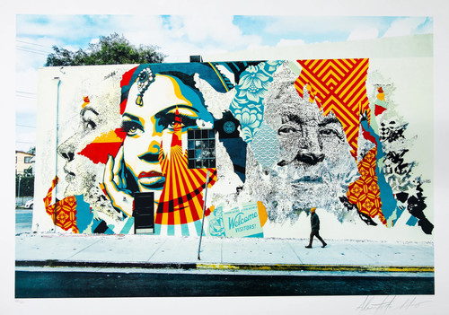 Vhils obey american - vhils, obey: