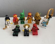 9x Lego Ninjago Minifigure Bundle. Sold As Seen