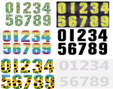 Large Stick-On Self-Adhesive Wheelie Bin Numbers - Waterproof & Durable Vinyl