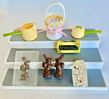 AMERICAN GIRL DOLL KIT'S CANDY MAKING SET BUNNY CHOCOLATE  MOULDING VERY RARE