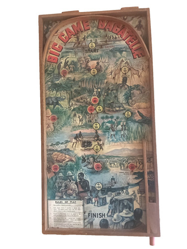 Large vintage wooden - vintage, bagatelle