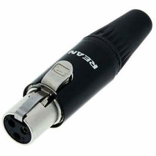 Neutrik Rean RT3FC-B Mini Female 3 Pin XLR Line Connector