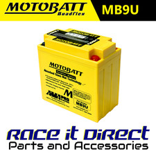 Motobatt Premium Battery for Honda CH 125 SPACY 1984 MB9U AGM