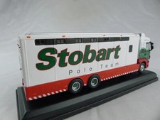 Atlas Editions Eddie Stobart Scania High Line Horse Box Stobart Polo Team 1:76