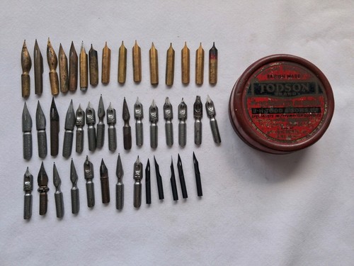 Assorted vintage dip - x, pen