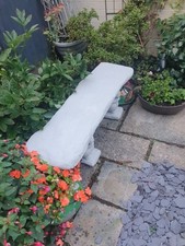 Concrete Garden Bench  With
