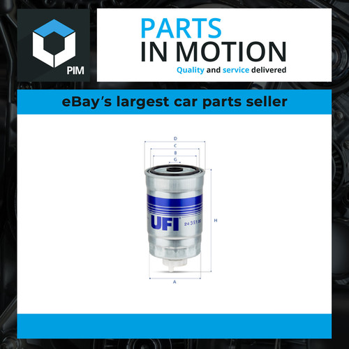 Fuel filter 351 ufi - fuel,