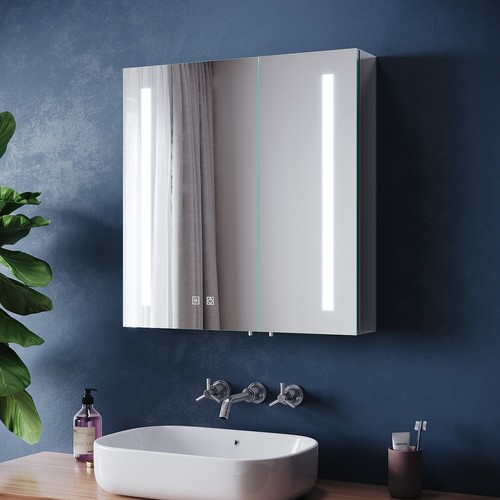 Led bathroom mirror cabinet - mirror,