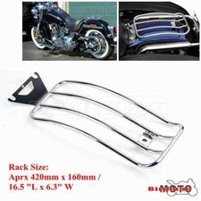 Motorcycle Rear Solo Seat Luggage Rack Support Shelf For Harley Touring Softail 