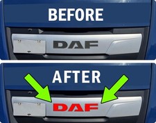 DAF XF  106 Front Cab sticker decal For 2018-23 truck *Any Colour.