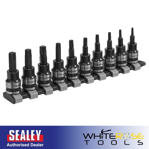 Sealey socket bit - set, t10-t50