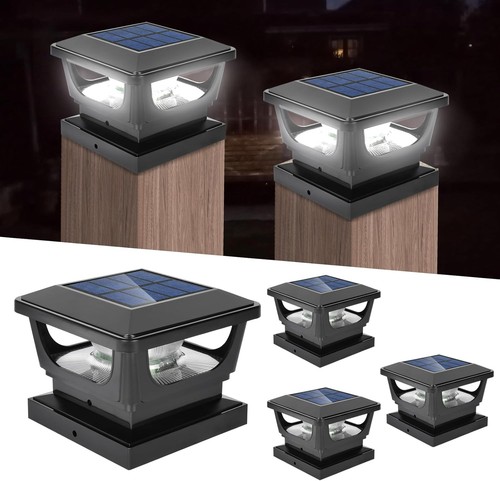 Solar post cap lamp - 4x, led