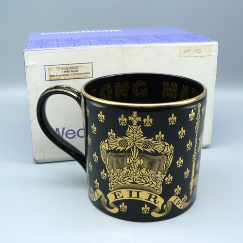 Wedgwood black basalt - wedgwood, mug