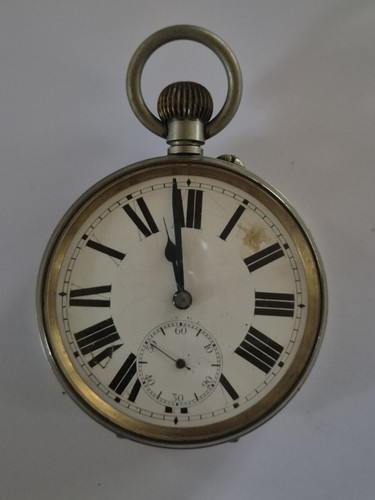 Argentan goliath pocket watch - goliath,