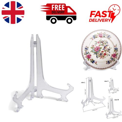 Transparent ornamental plate - transparent,